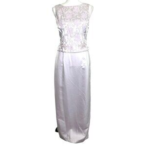 Vintage Scott McClintock Evening Gown Wedding Formal Lavender Purple Sm/Med NWT